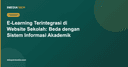 E-Learning Terintegrasi di Website Sekolah: Beda dengan Sistem Informasi Akademik